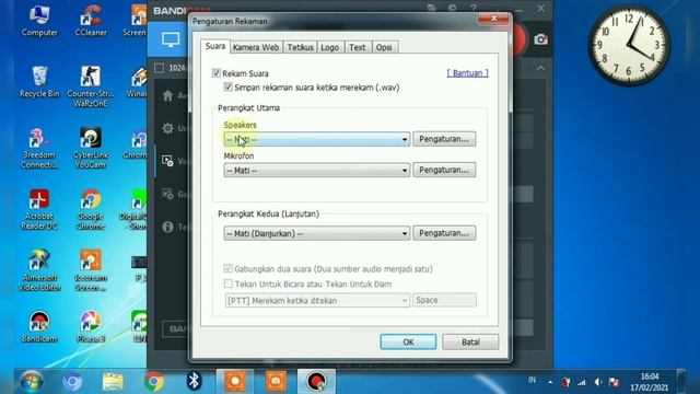 Tutorial Cara Setting Suara Bandicam Supaya Suara Rekaman Kita Terdengar Dengan Jelas смотреть онлайн