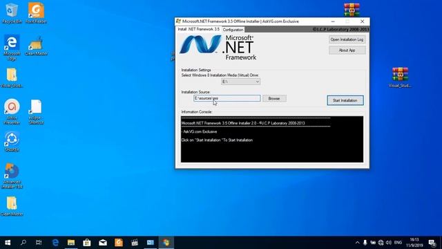 Quick and easy way to install .net framework 3.5 offline смотреть онлайн