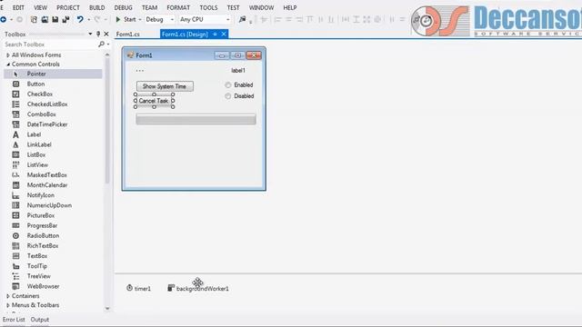 C# Components Timer Background Worker File System Watcher And Process смотреть онлайн