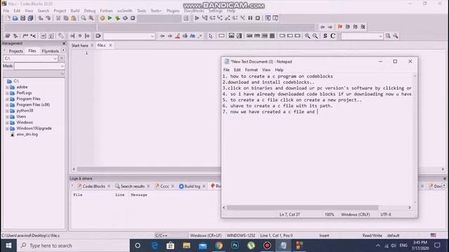 How to compile a c program on codeblocks on windows 10 | Coding For Everyone смотреть онлайн