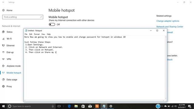 how to enable,disable and change password for Hotspot in windows 10 смотреть онлайн