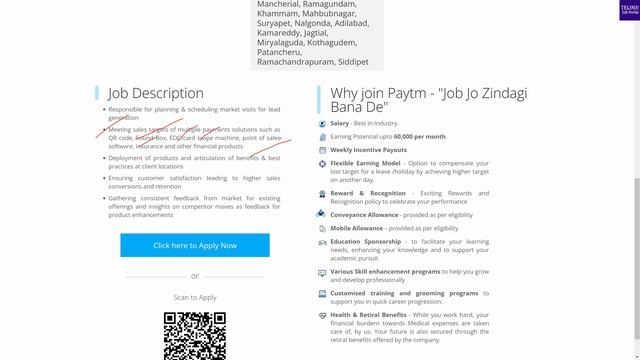 Paytm Recruitment 2021 | Paytm FSE Jobs 2021 | Paytm Jobs 2021 | paytm job vacancy 2021 | Telugu смотреть онлайн