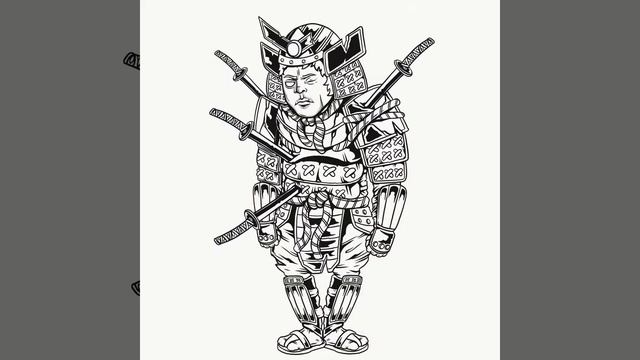 ADOBE DRAW On iPad Pro | ZOMBIE SAMURAI смотреть онлайн