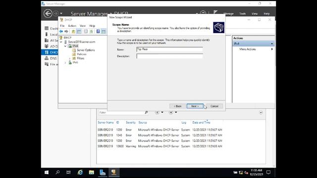 Configuring DHCP on Windows Server 2019 смотреть онлайн