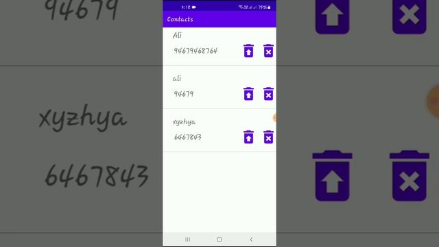 Android Studio Project Contacts Saving Application смотреть онлайн