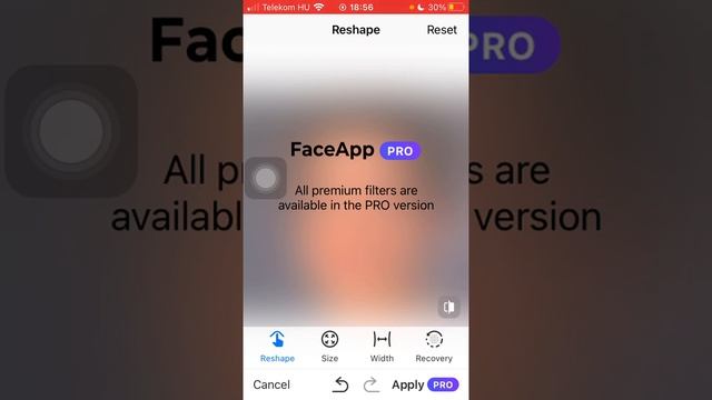 How to use the reshape feature on FaceApp? смотреть онлайн