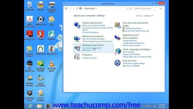 Windows 8 Tutorial Adding Devices and Printers Microsoft Training Lesson 4.9 смотреть онлайн
