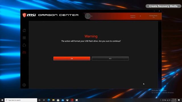 MSI® HOW-TO create Recovery Media with Dragon Center on MSI notebook смотреть онлайн