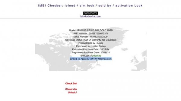 Free GSX Apple iPhone IMEI Serial check