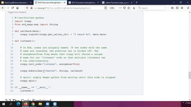 [Online Classroom] 03 Robot Software Development (2/2) : ROS Publisher & Subscriber | RC@HomeEDU смотреть онлайн