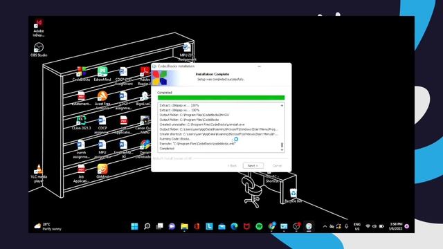 Code Blocks Version 20.03 Installation | On Windows 11| 2022 смотреть онлайн