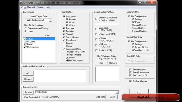 Windows Utility: DataGrab Back up data easily смотреть онлайн