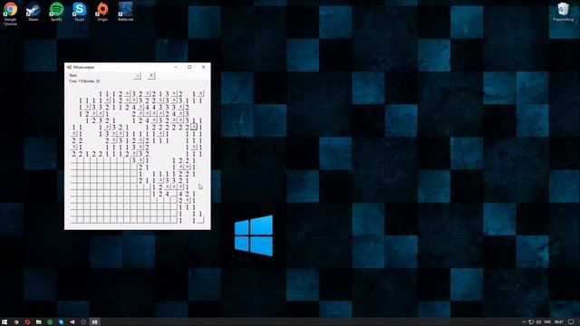 Minesweeper created in C# 2017 смотреть онлайн