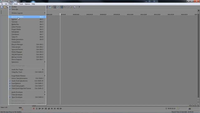 Sony Vegas Pro 12 Lesson 25 - How to bring back windows when you X out of them смотреть онлайн