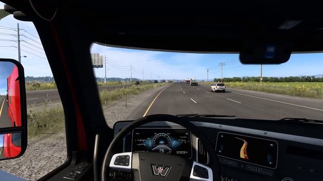 American Truck Simulator - Wheel Loader Delivery to Colorado - Western Star Truck смотреть онлайн