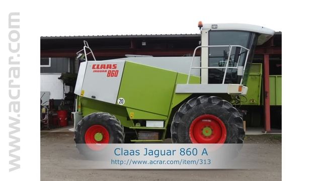 Häcksler Claas Jaguar 860 A // Online-Auktion auf ACRAR смотреть онлайн
