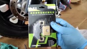 Замена колодок на электровелосипеде с гидравлическими тормозами