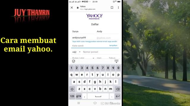 #Tutorial Cara Membuat Email Yahoo