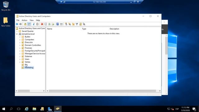 How to create and delete Organizational Unit Windows Server 2016 смотреть онлайн