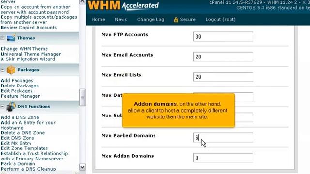 How to manage account packages in WHM смотреть онлайн