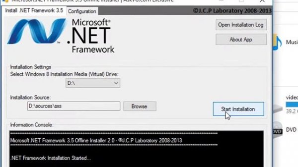 .Net framework 3.5 install offline in one mint