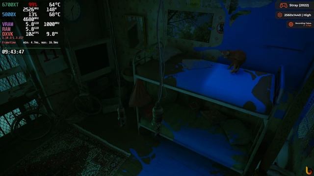 Stray | 1440p | Nobara Project | RX 6700 XT + Ryzen 7 5800x | Linux Gaming смотреть онлайн