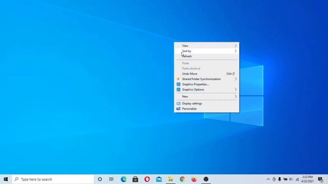 How To Hide & Unhide All Desktop Icons on Windows смотреть онлайн