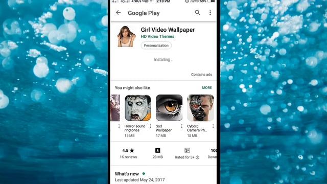 New Android App 2018 📱//Girl live wallpaper//AKG Technical смотреть онлайн