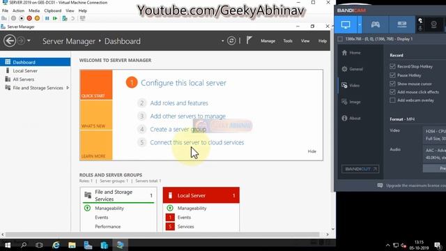 Most Important setting after installed windows server 2019 | Geeky Abhinav смотреть онлайн