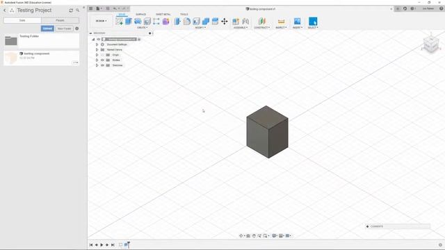 Fusion 360 Basics - Login and Interface смотреть онлайн