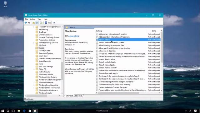 How to Disable Cortana in Windows 10 Version 1607 "Anniversary Update" смотреть онлайн