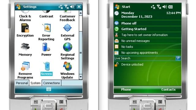 How to ALIGN SCREEN in Windows Mobile 6/6.1 смотреть онлайн
