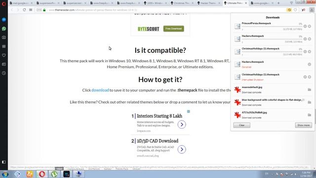 HOW TO DOWNLOAD THEMES IN WIN7,WIN 10,WIN 8,8.1 AND OTHER смотреть онлайн