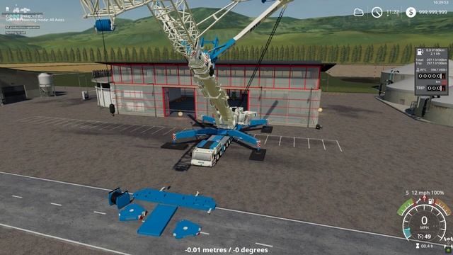 FS19 Liebherr LTM 11200 T7 Boom Features