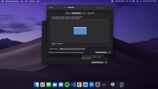 How to mirror your MacBook screen/ Use dual screens feature on MacBook/ Tutorial смотреть онлайн