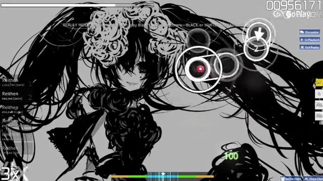 Osu! BLACK or WHITE ADVANCED смотреть онлайн