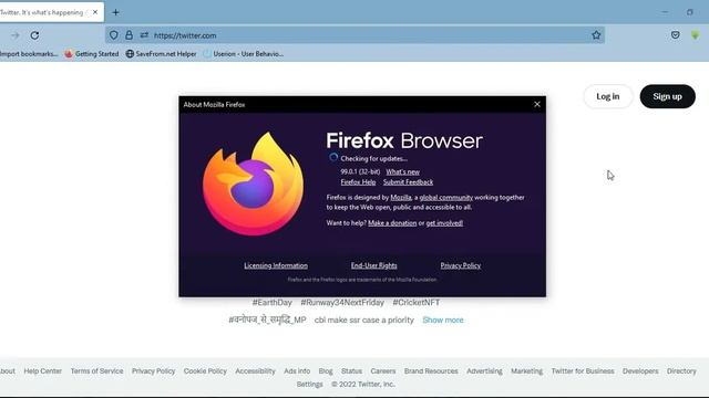How to update Mozilla Firefox browser in windows 10 & 11 PC | Newest version смотреть онлайн