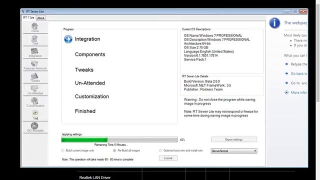 How to make Windows 7 Lite for Gigabyte GA-3000n/3800n by skulstars Part 1 смотреть онлайн