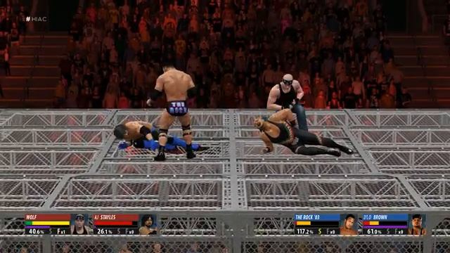 Играю в wwe 2k16 с другом часть №3 смотреть онлайн