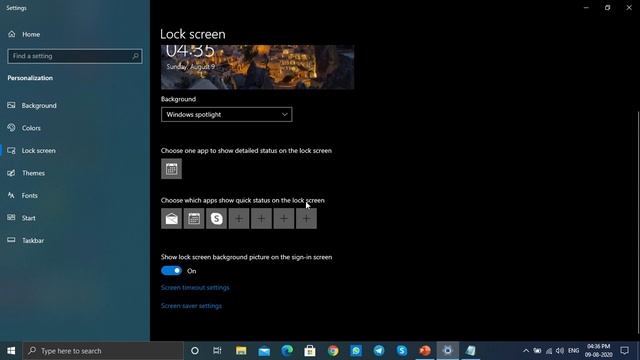 08. Personalisation Setting in Windows 10 version 2004 смотреть онлайн