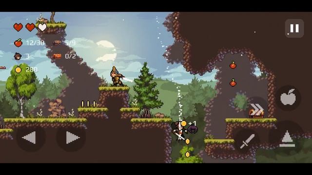 Apple Knight World 1 Level 2 смотреть онлайн
