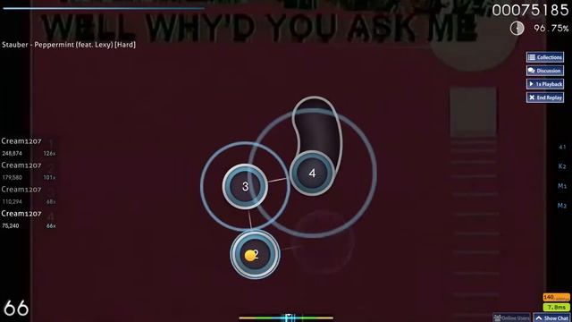 Peppermint - osu! смотреть онлайн
