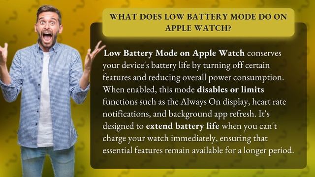 What does low battery mode do on Apple Watch? смотреть онлайн