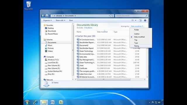 Windows 7 Libraries смотреть онлайн