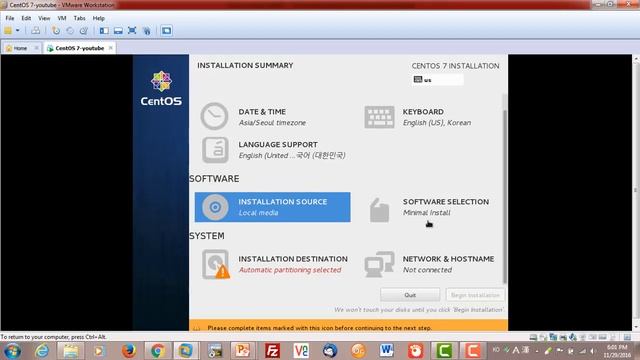 How to install CentOS 7 on VMWare Workstation 10 (Korean) смотреть онлайн