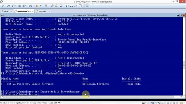promote ServerCore to DC using PowerShell смотреть онлайн