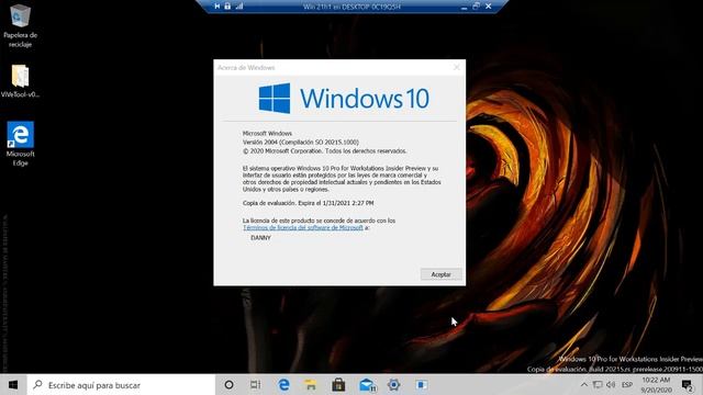 NOVEDADES BUILD 20215 de Windows 10 21H1 INSIDER - NUEVO TEMA OSCURO смотреть онлайн
