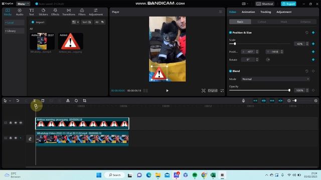 How To Move The Object Using Keyframe In CapCut PC смотреть онлайн