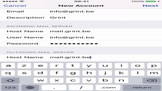Email IMAP settings op iPhone смотреть онлайн
