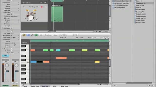 Logic Piano Roll.mov смотреть онлайн